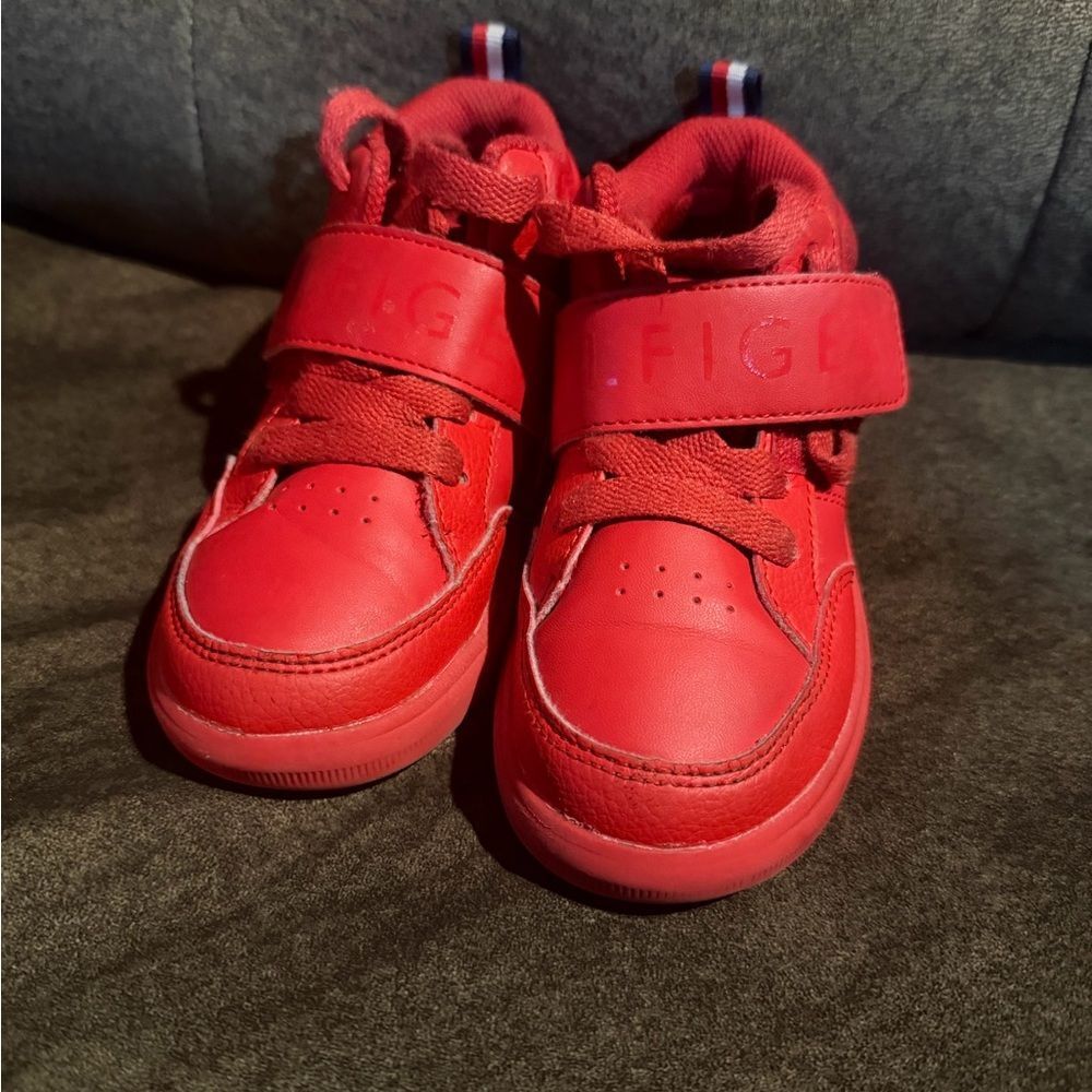 Tommy Hilfiger Kids Red Sneakers